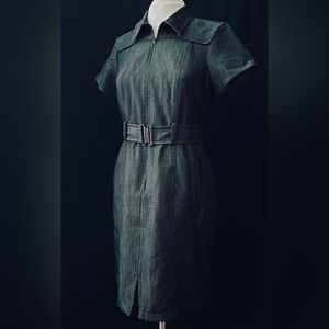 Calvin Klein Stretch Denim Dress  Size 8